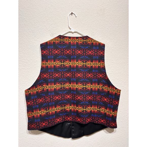 Pendleton Vest Aztec Navajo Pattern XXL Wool - Picture 4 of 6